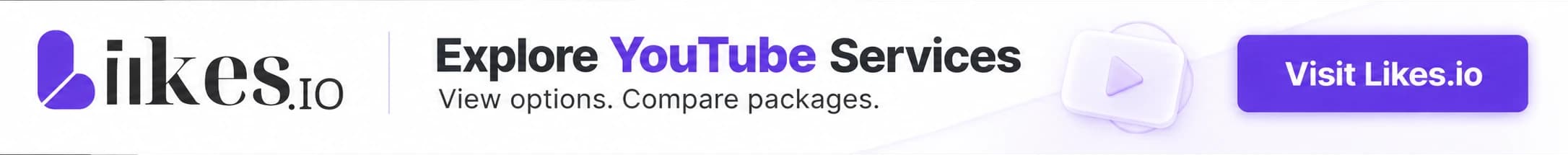 likes.io — explore YouTube growth services